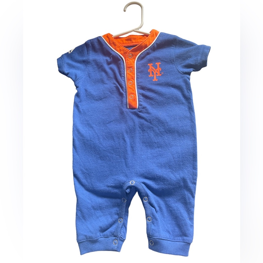 New York METS Official MLB baby playsuit 0-3 Months - Picture 2 of 5